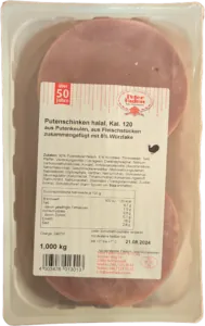 Putenschinken Geschnitten 8x1 kg