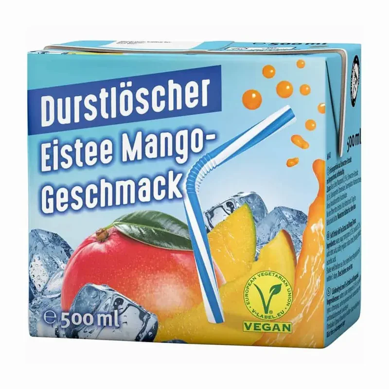 Durstlöser Eistee Mango 12x500ml