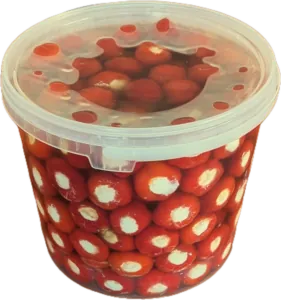 Kirschpaprika Gefült mit Kase 5 kg