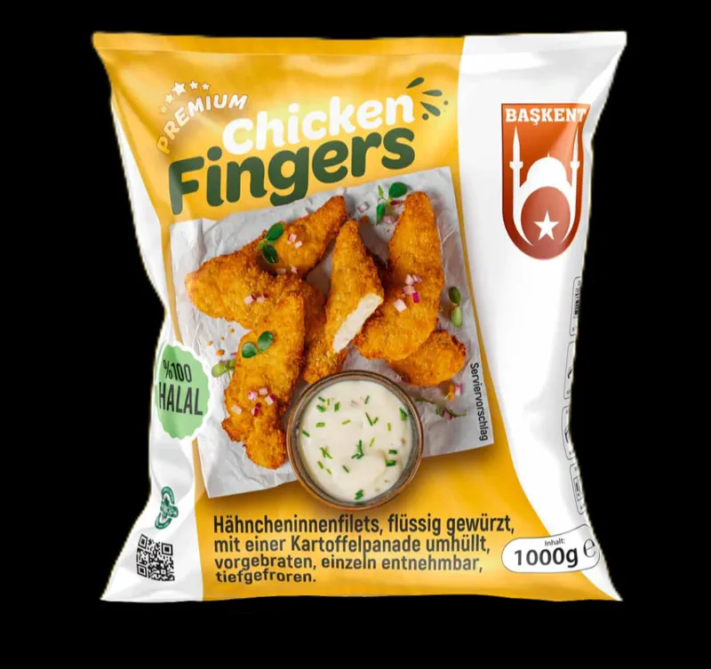Baskent Chicken Fingers 10x1 kg Halal