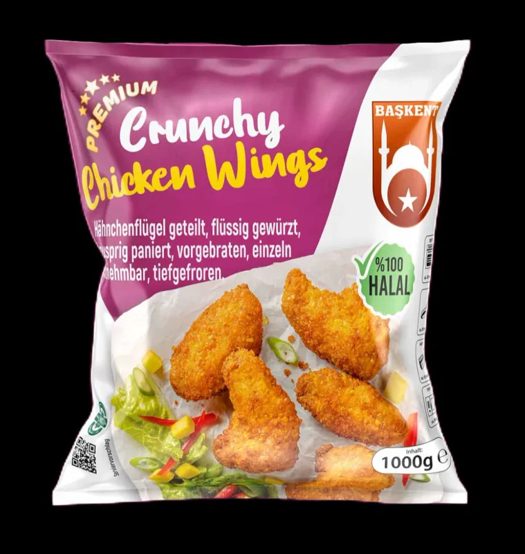 Baskent Crunchy Chicken Wings 10x1kg Halal