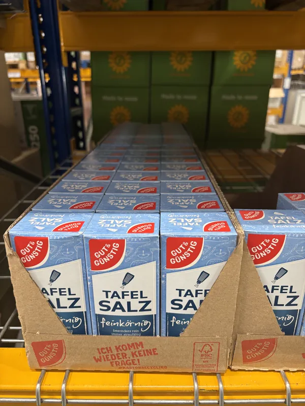 Salz Tafel & jod 24x500 gr