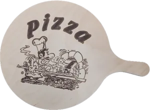 Pizzaschaufel 40x40cm Gelocht