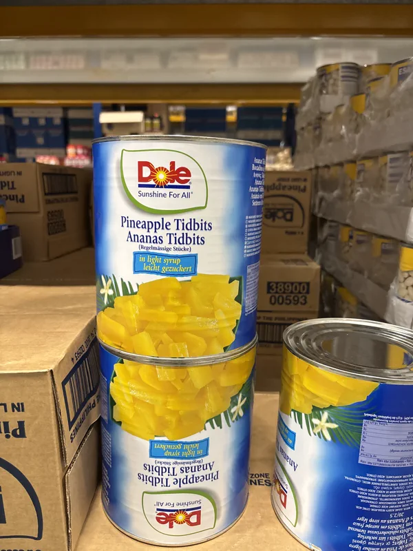 Ananas Stücke La Perla 6x3100 g