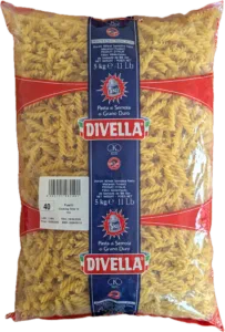 Fusilli (Divella) 3x5 Kg im Karton