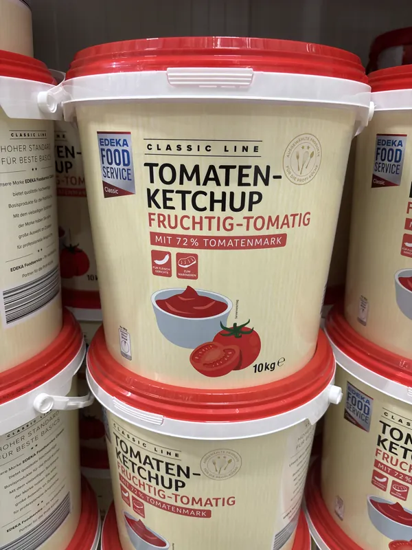 Edeka Tomaten Ketchup 10kg Eimer