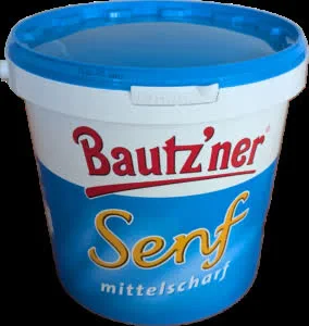 Senf mittelscharf (Bautzner) 10kg Eimer