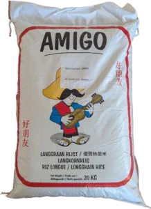 AMIGO Langkorn Reis 20 Kg im Sack