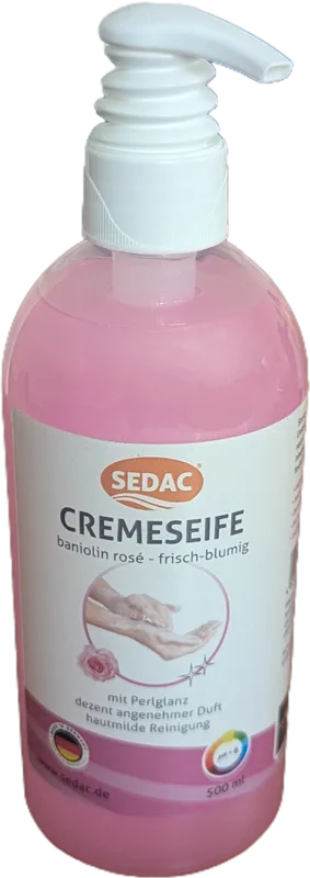 Seifencreme Ros 8x 500 ml flsch
