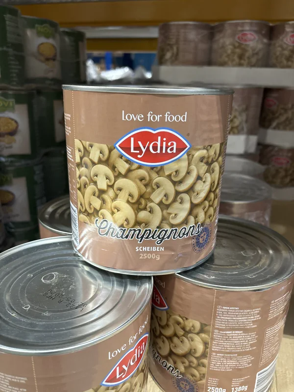 Champignons Lydia 6 x 2550 g