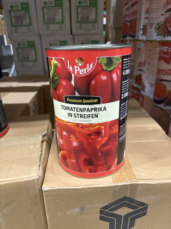 La Perla - Paprika Rot in Streifen 4100 g