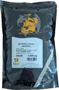 Pfeffer schwarz gemahlen 1kg