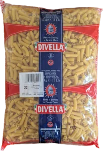 Rigatoni (Divella) 3x5 Kg im Karton
