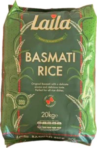 Basmati Reis (LAILA) 20 Kg im Sack