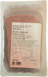 Tacchino Cotto Truthanbrust Halal 8x1000gr