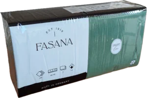 Fasana Servietten Forstgrün 33x33cm 4x250 Stück