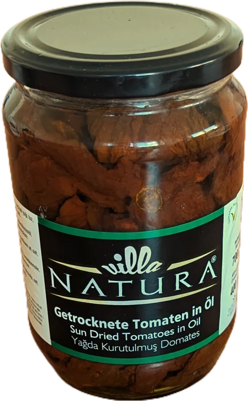 Getrocknete Tomaten in ül 700 gr Glas